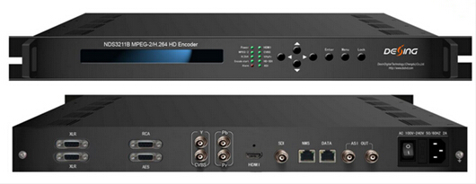 NDS3211B單路MPEG-2、MPEG-4 AVC/H.264高清編碼器